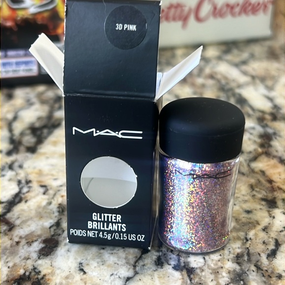 🍭🎨Rare! Mac 3D Pink Glitter Brillants - Picture 2 of 12